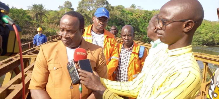 Boké-Mines: Le Consortium SMB-WINING lance les travaux de  rénovation du Pont métallique de Correrah