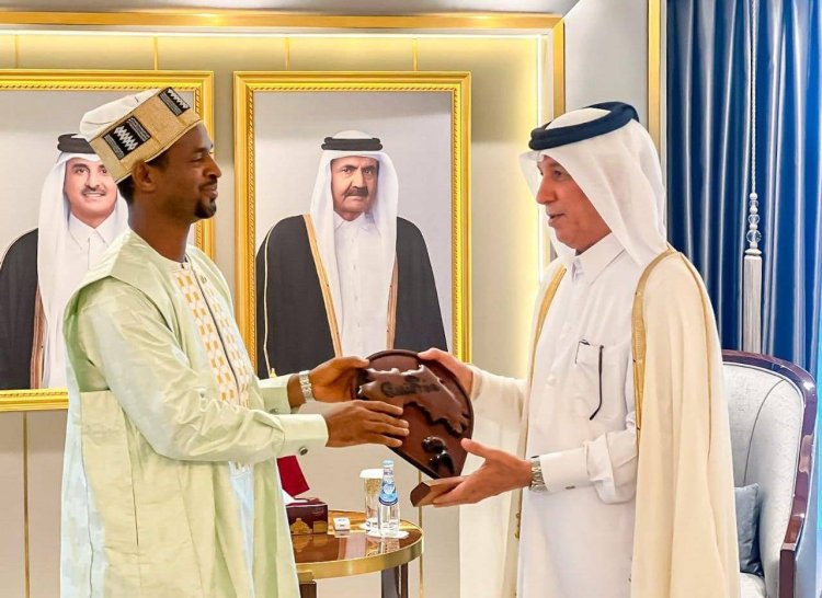 L'Ambassadeur Thierno Abdoulaye SOW présente ses lettres de créance à l'Émir du Qatar