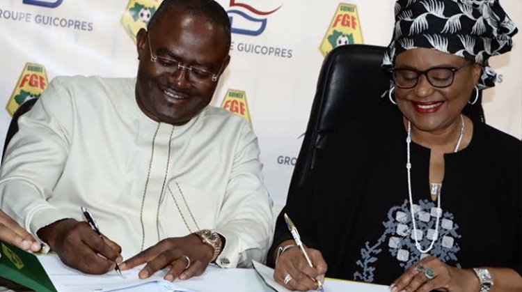Guicopres reste le sponsor du football guinéen, rassure la Fédération Guinéenne de Football